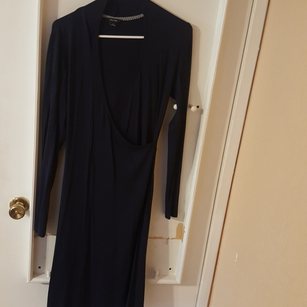 Nautica Navy long sleeve dress
